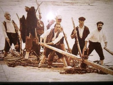 Cultura del transporte fluvial de la madera en Aragón