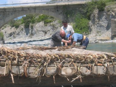 Cultura del transporte fluvial de la madera en Aragón