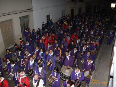 Marcha del Tambor Sábado Santo. Fotografía de Guillermo A. Paterna