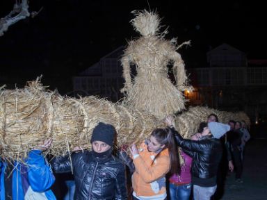 Festa do Fachó de Castro Caldelas. Fotografía de Mani Moretón