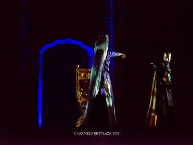 El adiós (El hombre a la guerra, la mujer al rezo). Fotografía de Carmelo Betolaza 2022