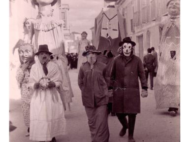 Foto de archivo - Asociación Carnaval de Herencia, denominación de origen. Años 50, 60 y 70. Herencia (Ciudad Real)