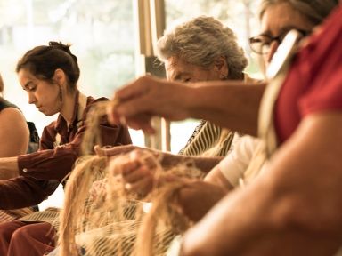 Corro espartero, taller en el Museo del Traje por el Día de la Mujer Rural 2023