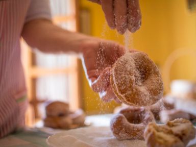 Receta tradicional de roscos fritos. Huéscar, Granada © Concejalía de Cultura de Huéscar