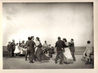 El baile de la matanza. Albacete, 1900. Fotografía de Collado