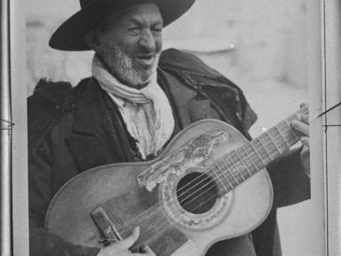 Guitarrista, 1943. Fotografía de Otto Wunderlich